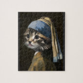 Keuken met een parelaar die puzzel verdraagt legpuzzel (Verticaal)