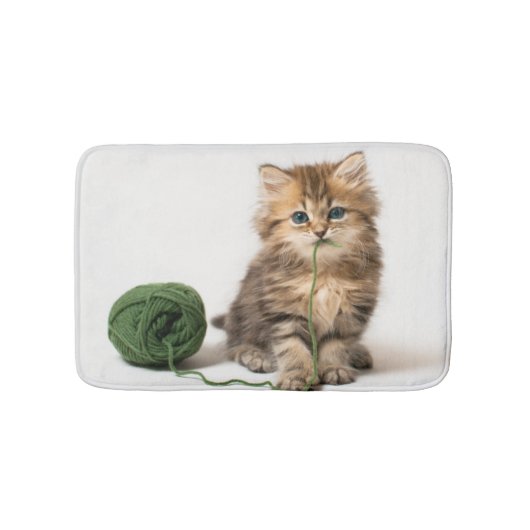 Keuken met groene garens badmat (Voorkant)