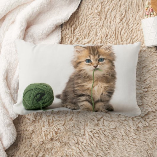 Keuken met groene garens kussen (Deken)