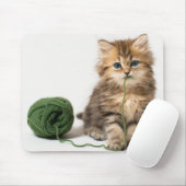 Keuken met groene garens muismat (Met muis)