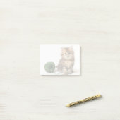 Keuken met groene garens post-it® notes (Op bureau)