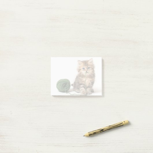 Keuken met groene garens post-it® notes (Op bureau)