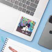 Keuken met kat sticker (Laptop met iPhone)