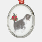 Keuken met kerstboog metalen ornament (Links)