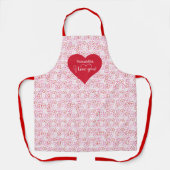 Keuken met Liefde Persoonlijk Valentijns Schort (Voorkant)