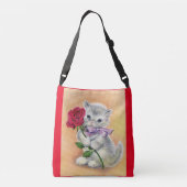 keuken met Roos Crossbody Tas (Achterkant)