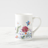 keuken met schattige wildbloemliefhebbers porselein kop (Rechts)