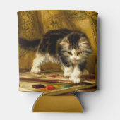 Keuken met verf en penselen blikjeskoeler (Achterkant)