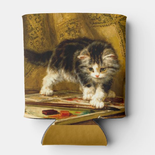 Keuken met verf en penselen blikjeskoeler (Achterkant)