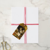 Keuken met verf en penselen cadeaulabel (Met Touw)