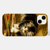 Keuken met verf en penselen Case-Mate iPhone case (Achterkant (horizontaal))