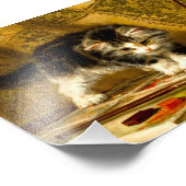 Keuken met verf en penselen foto afdruk (Hoek)