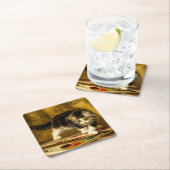 Keuken met verf en penselen kartonnen onderzetters (Insitu)