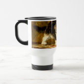 Keuken met verf en penselen reisbeker (Links)