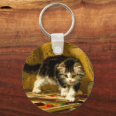 Keuken met verf en penselen sleutelhanger (Voorkant)