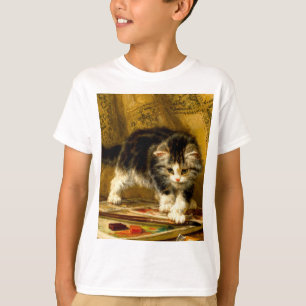 Keuken met verf en penselen t-shirt