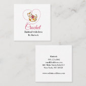 Keuken met visitekaartje met hartshaakplein (Voorkant / Achterkant)