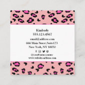 Keuken met visitekaartje met hartshaakplein (Achterkant)