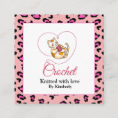 Keuken met visitekaartje met hartshaakplein (Voorkant)