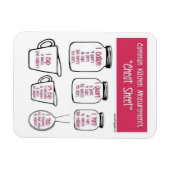 Keuken metingen magneet (Horizontaal)