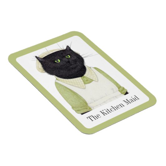 KEUKEN MID CAT 3x4 Flexibele Magneet + Tekst (Rechterzijde)