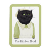 KEUKEN MID CAT 3x4 Flexibele Magneet + Tekst (Verticaal)