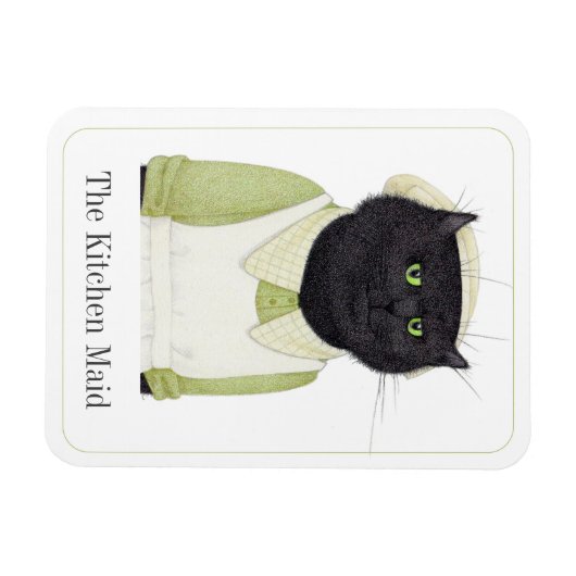 KEUKEN MID CAT 3x4 Flexibele Magneet + Tekst II (Horizontaal)