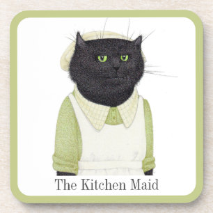 KEUKEN MID CAT Hard Plastic Onderzetters + Tekst