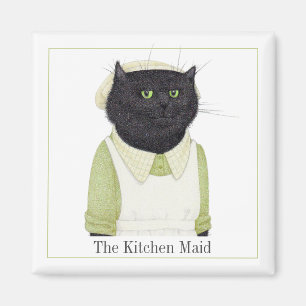 KEUKEN MID CAT Vierkante Magneet + Tekst II