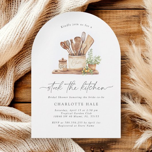 Keuken moderne bruidsdouche kaart