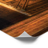 Keuken - Moutextract met blauw lint Poster (Hoek)