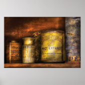 Keuken - Moutextract met blauw lint Poster (Voorkant)