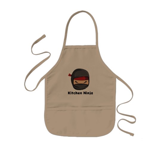 Keuken Ninja Schort Kinder (Voorkant)