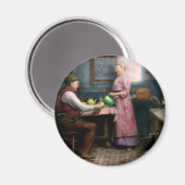 Keuken - Ochtendkoffie 1915 Magneet (Voorkant / Achterkant)