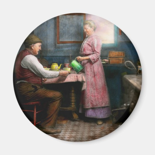 Keuken - Ochtendkoffie 1915 Magneet (Voorkant)