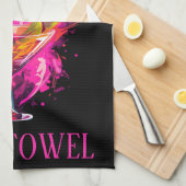 Keuken of Bar Handdoek Roze Cocktail (Quarter Fold)