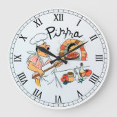 Keuken of restaurant grote klok (Voorkant)