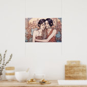 Keuken onder een South Beach zon Poster (Keuken)