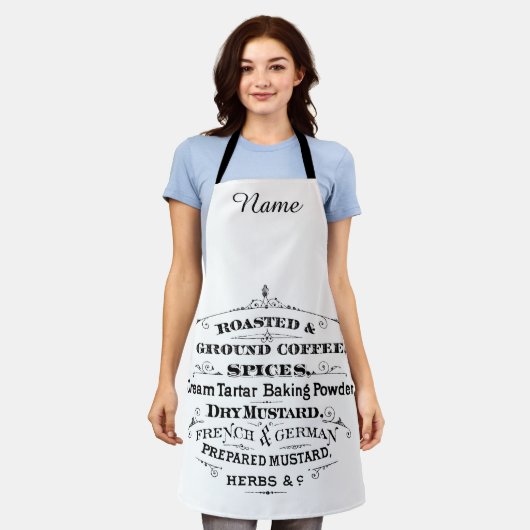  Keuken op maat Schort (Gedragen)