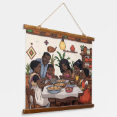 KEUKEN opknoping wandtapijt Hangend Wandkleed (Gebogen)