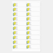 Keuken Organisatie Citroen Voedsel Etiketten Labels (Vel)