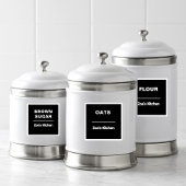 Keuken Organisatie Sticker | Glasopslagetiket