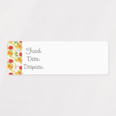 Keuken Organisatie Voedsel Etiketten Salade Patroo Labels (Design 1)