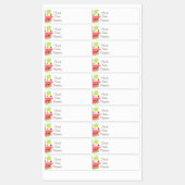 Keuken Organisatie Watermeloen Voedseletiketten Labels (Vel)