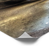 Keuken - Ouderwetse keuken Poster (Hoek)