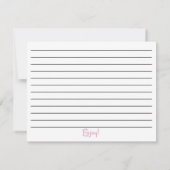 Keuken Oven Mitts Baking Cooking Recipe Kaarten (Achterkant)