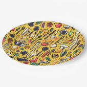 Keuken. Papieren Bordje (Gekanteld)