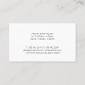 Keuken | Pastechnok | Hout | gereedschap Visitekaartje (Achterkant)