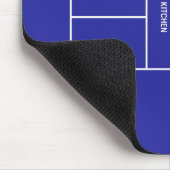 Keuken Pickleballveld Diagram Muismat (Hoek)