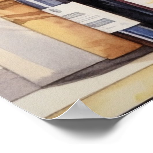  Keuken Plank Wijnflessen Mason Jars Poster (Hoek)